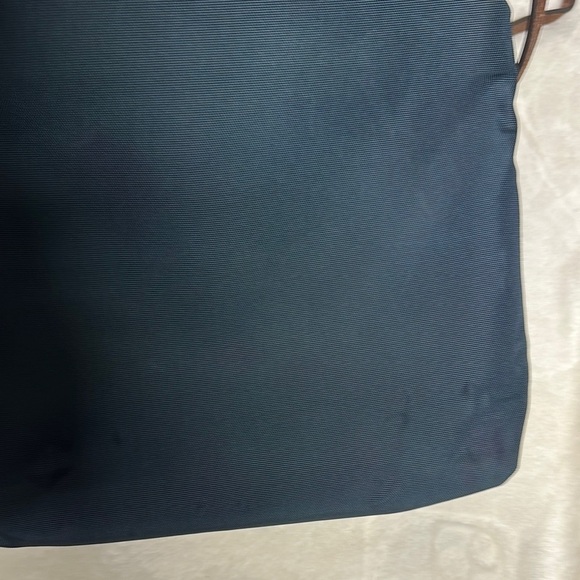 Dooney & Bourke Blue and Brown Logo Bag - Picture 14 of 14